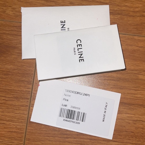 (SOLD)CELINE Nano Luggage Fuchsia Drummed Calfskin - Picture 6 of 6